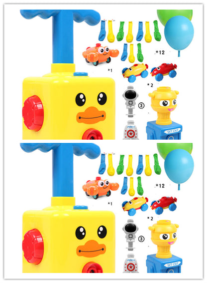 Balloon-Powered Rocket Car Toy | STEM Science Gift for Kids Ages 4–6