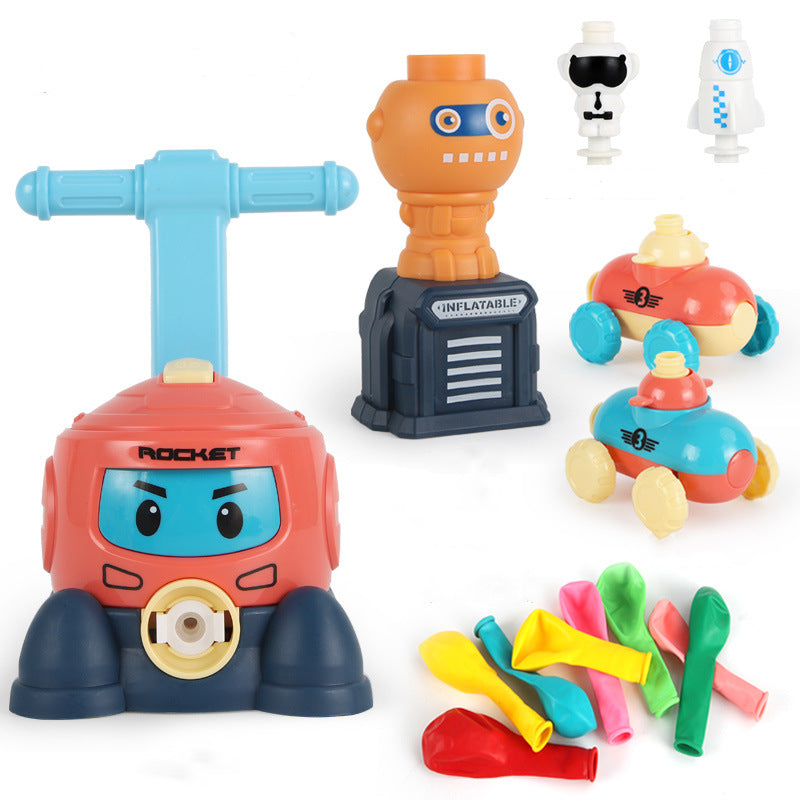 Balloon-Powered Rocket Car Toy | STEM Science Gift for Kids Ages 4–6