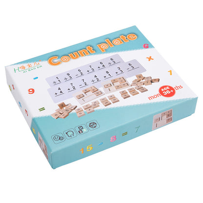 Wooden Maths Formula Puzzle for Kids | Early Learning Toy Ages 4–6