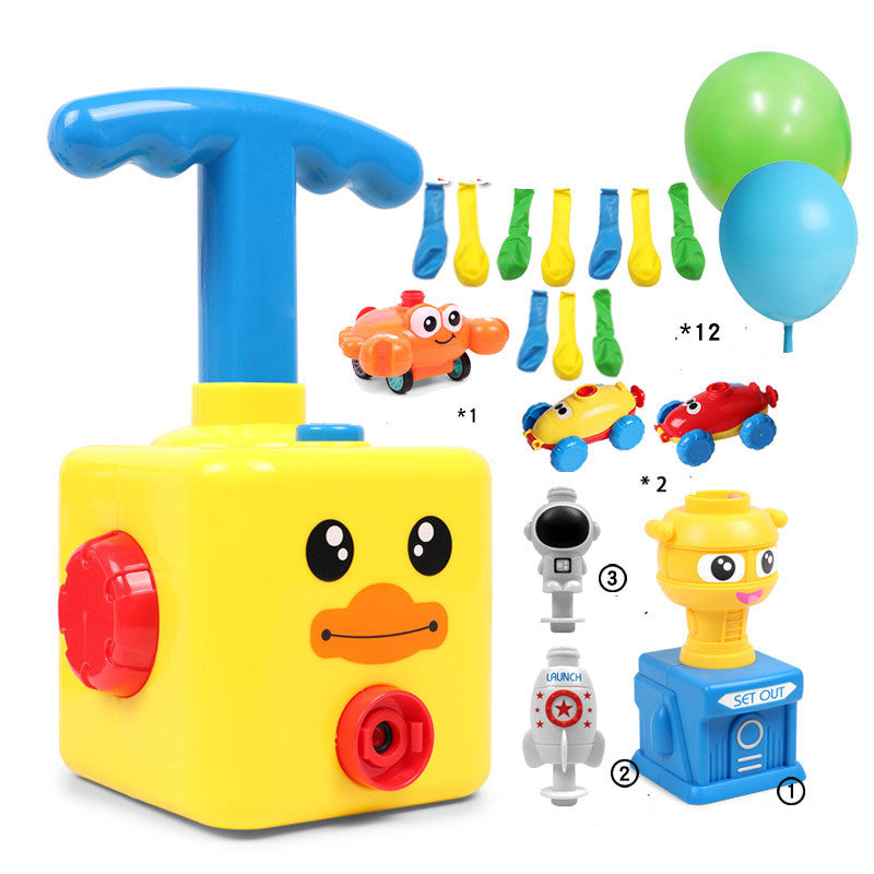 Balloon-Powered Rocket Car Toy | STEM Science Gift for Kids Ages 4–6