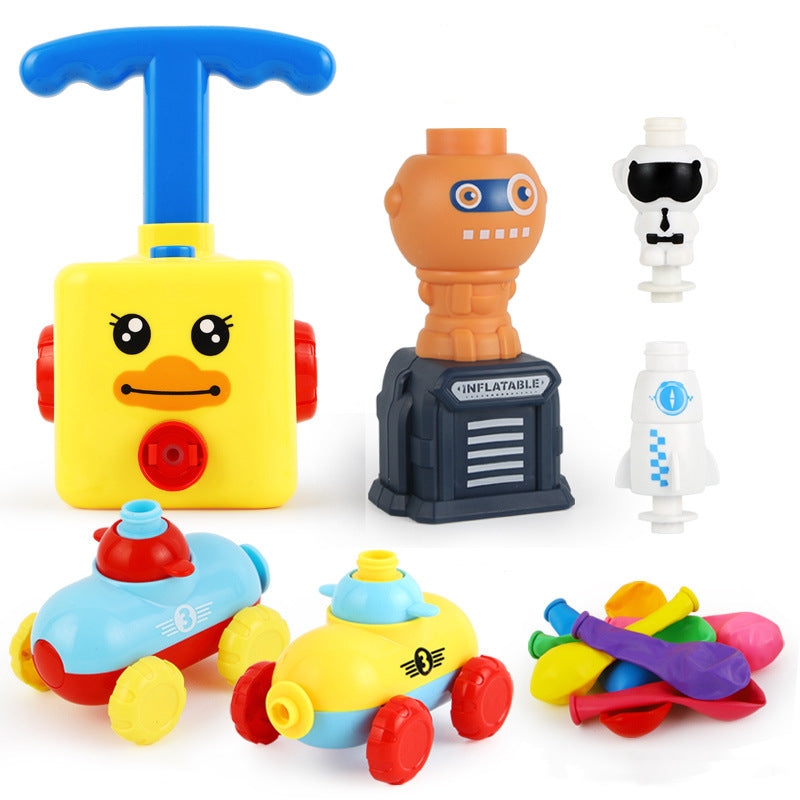 Balloon-Powered Rocket Car Toy | STEM Science Gift for Kids Ages 4–6