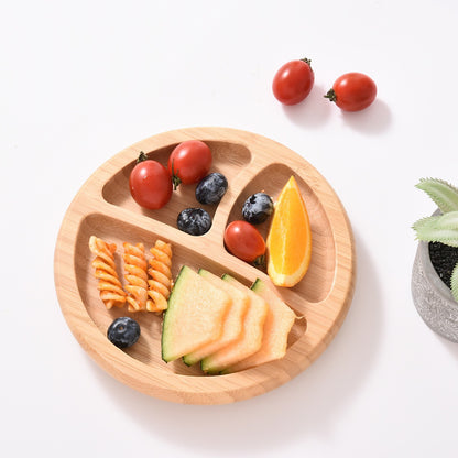 Kids Baby Food Plate Dried Fruit Snack Fruit Plate Household Fruit Divided Tray Animal-Shaped Baby Plate
