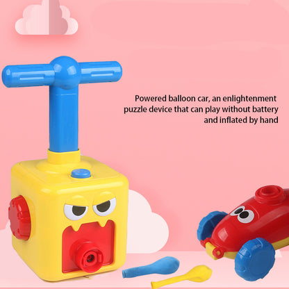 Balloon-Powered Rocket Car Toy | STEM Science Gift for Kids Ages 4–6