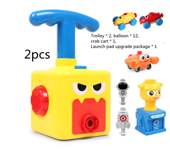 Balloon-Powered Rocket Car Toy | STEM Science Gift for Kids Ages 4–6
