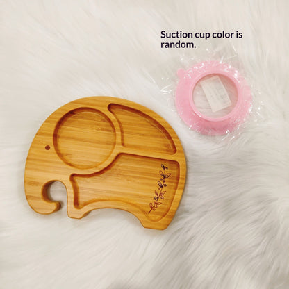 Kids Baby Food Plate Dried Fruit Snack Fruit Plate Household Fruit Divided Tray Animal-Shaped Baby Plate
