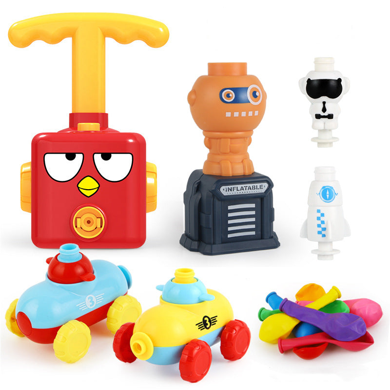 Balloon-Powered Rocket Car Toy | STEM Science Gift for Kids Ages 4–6