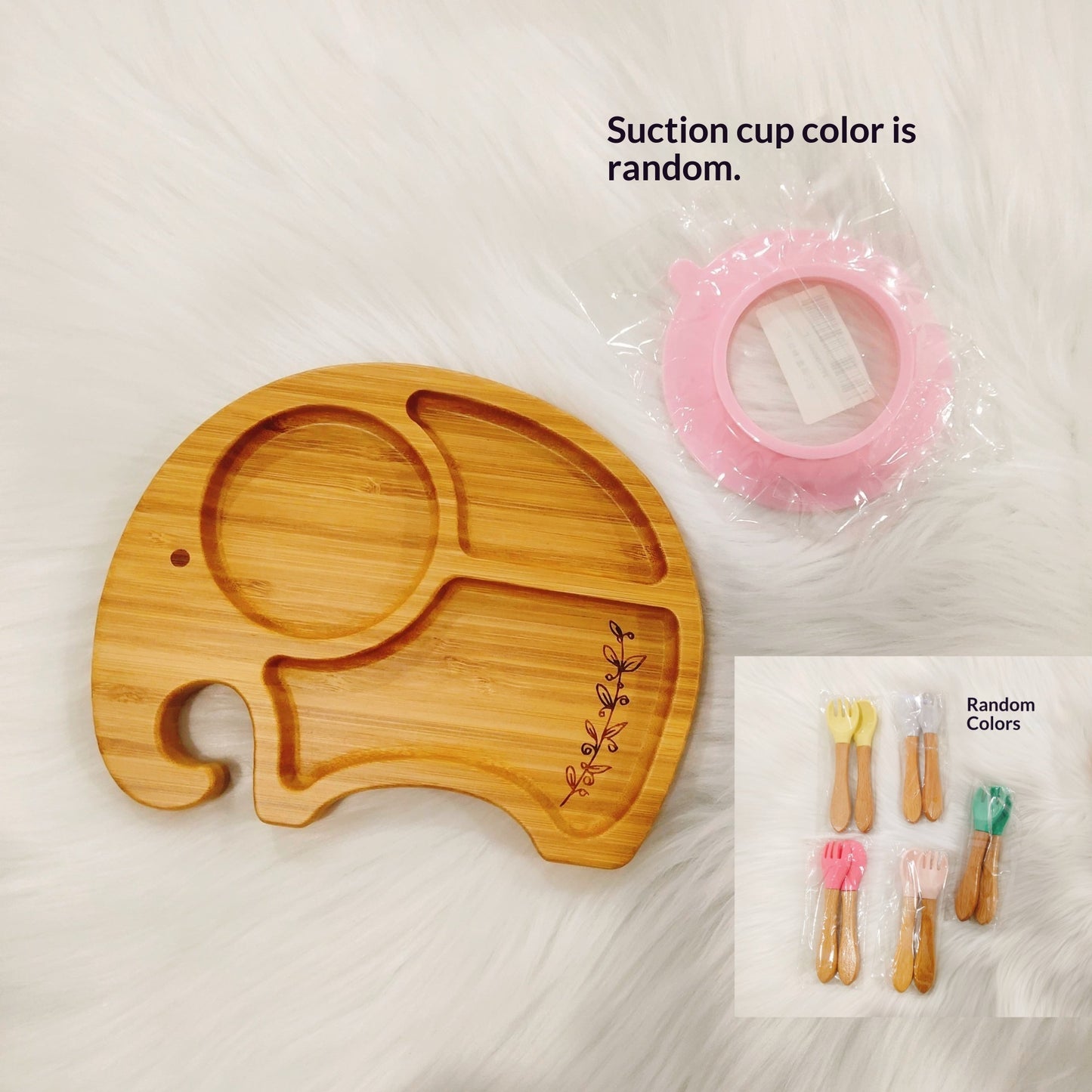 Kids Baby Food Plate Dried Fruit Snack Fruit Plate Household Fruit Divided Tray Animal-Shaped Baby Plate