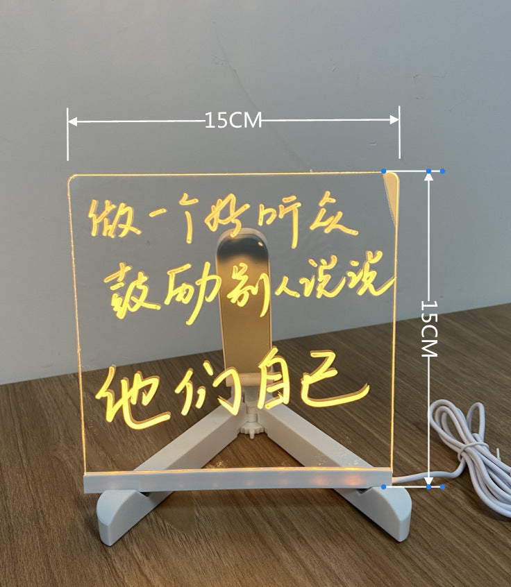 DIY Acrylic LED Message Board | Glowing Night Light & Gift Idea
