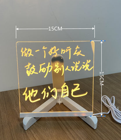 DIY Acrylic LED Message Board | Glowing Night Light & Gift Idea