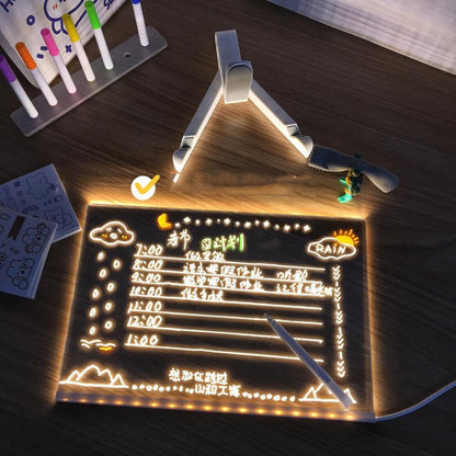DIY Acrylic LED Message Board | Glowing Night Light & Gift Idea