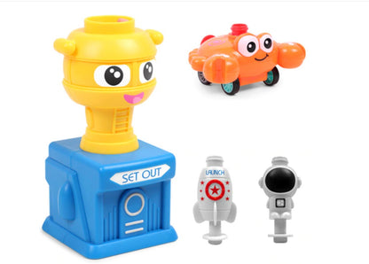 Balloon-Powered Rocket Car Toy | STEM Science Gift for Kids Ages 4–6