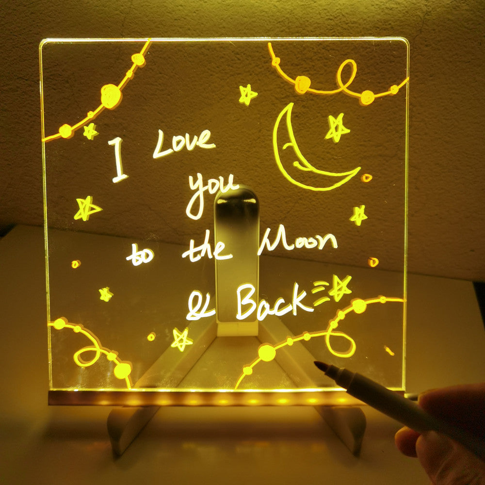DIY Acrylic LED Message Board | Glowing Night Light & Gift Idea