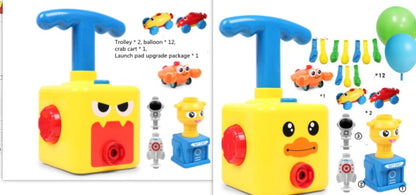 Balloon-Powered Rocket Car Toy | STEM Science Gift for Kids Ages 4–6
