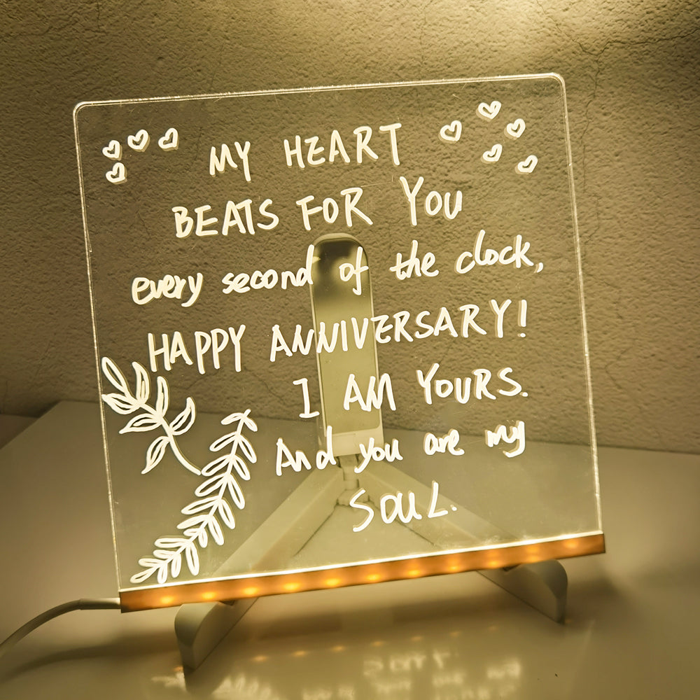 DIY Acrylic LED Message Board | Glowing Night Light & Gift Idea