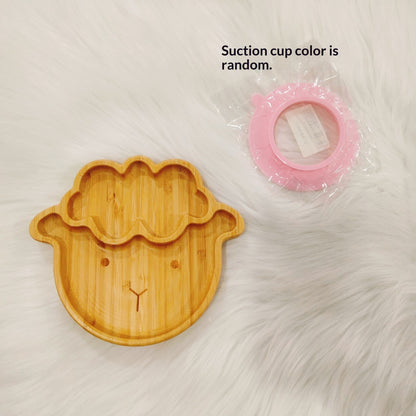 Kids Baby Food Plate Dried Fruit Snack Fruit Plate Household Fruit Divided Tray Animal-Shaped Baby Plate
