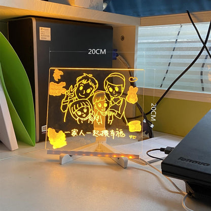DIY Acrylic LED Message Board | Glowing Night Light & Gift Idea