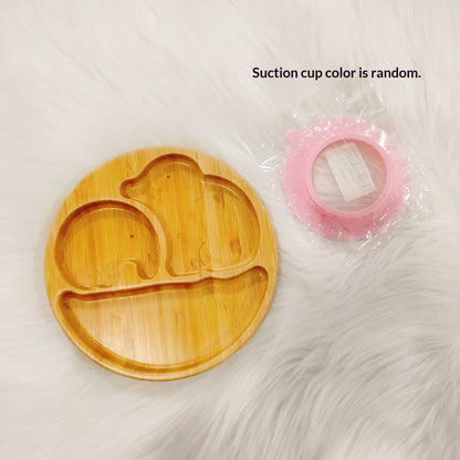 Kids Baby Food Plate Dried Fruit Snack Fruit Plate Household Fruit Divided Tray Animal-Shaped Baby Plate