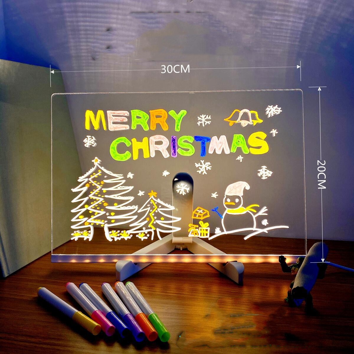 DIY Acrylic LED Message Board | Glowing Night Light & Gift Idea